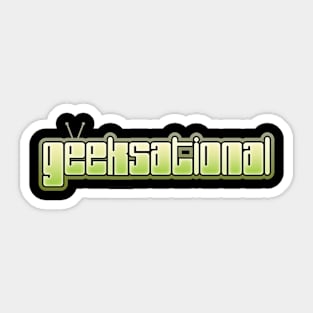 Geeksational Sticker